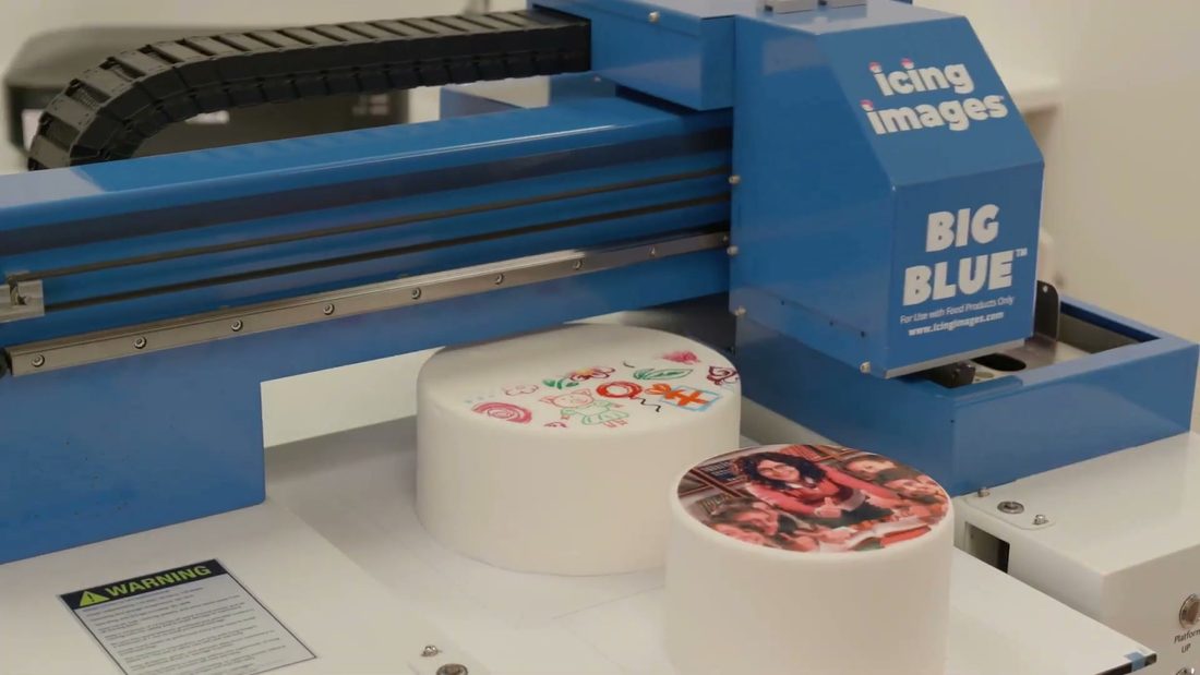 Cake printed on the Big Blue